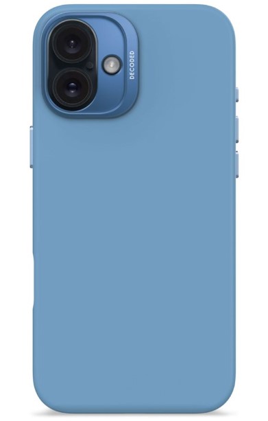 Decoded AntiMicrobial Silicone Backc. iPhone 16 Plus Light Blue